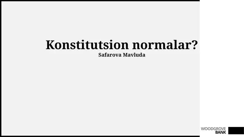 Konstitutsion normalar 1