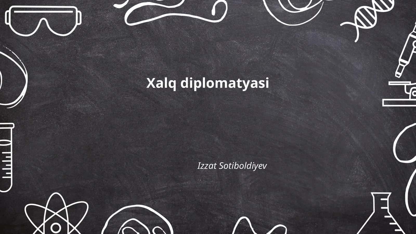 Xalq diplomatyasi 1