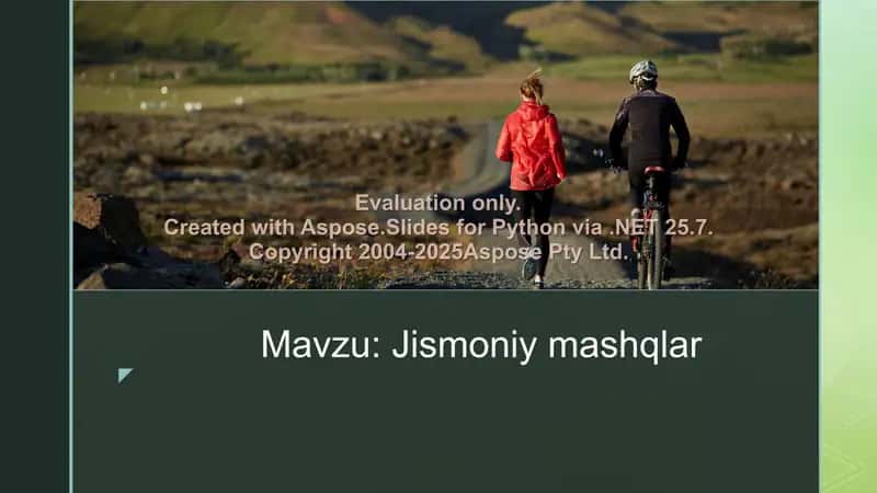Jismoniy mashqlar 1