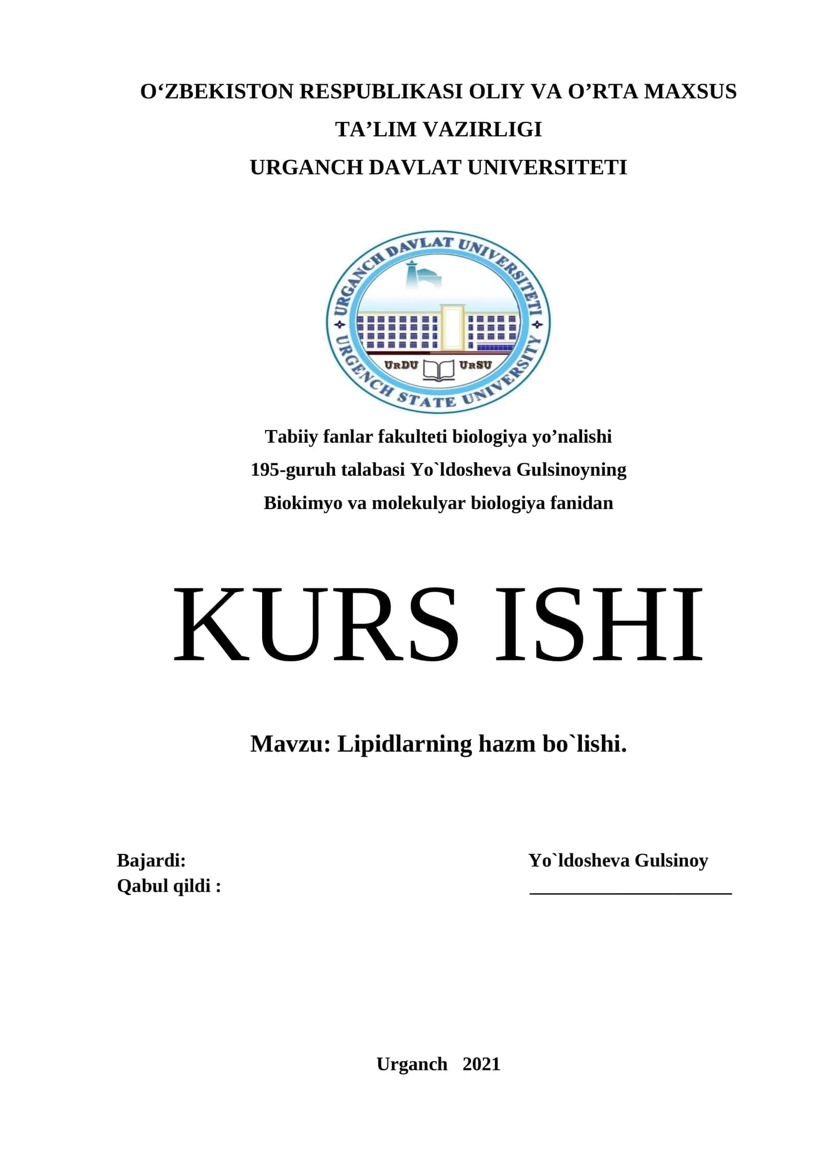 Lipidlarning hazm bo`lishi 1