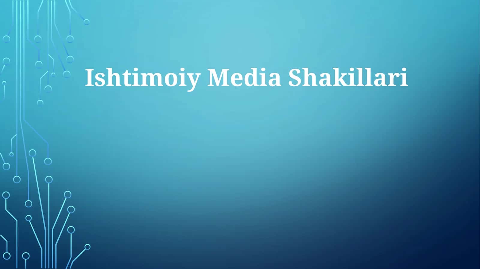 Ishtimoiy MediaShakillari 1