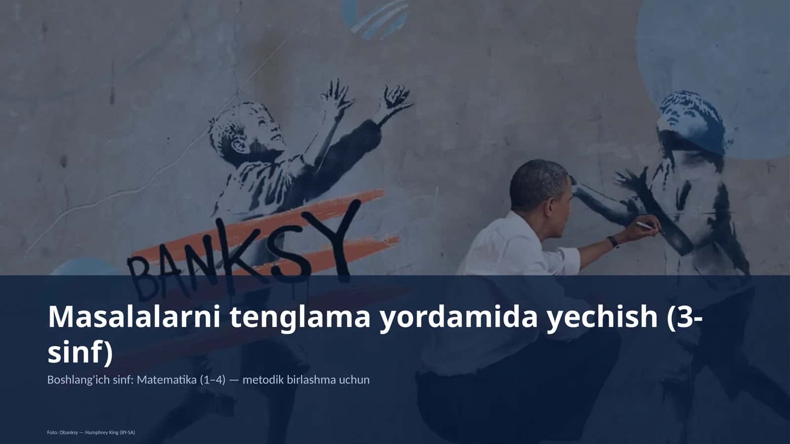Masalalarni tenglama yordamida yechish (3-sinf) 1