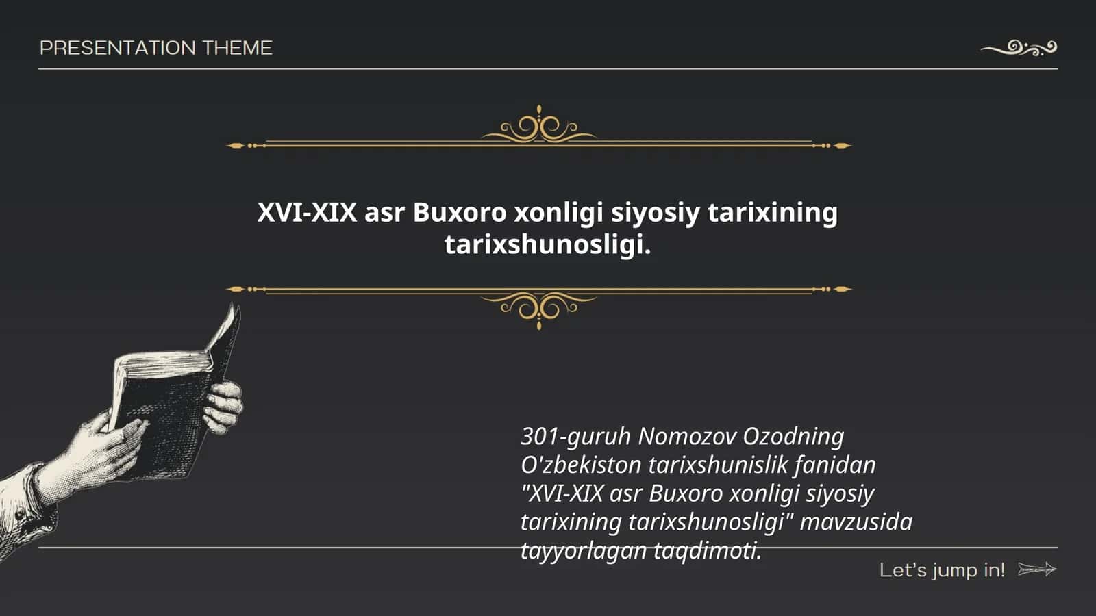 XVI-XIX asr Buxoro xonligi siyosiy tarixining tarixshunosligi 1