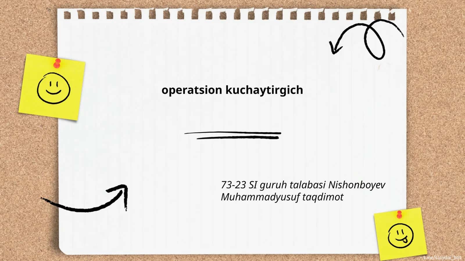 Operatsion kuchaytirgich 1