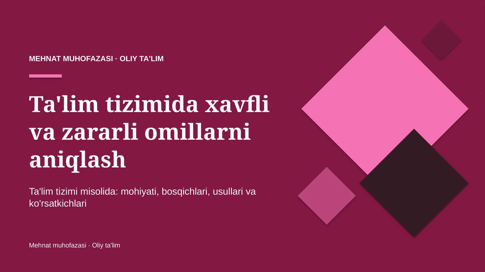 ta'lim tizimida xavfli va zararli omillarni aniqlash 5728 1