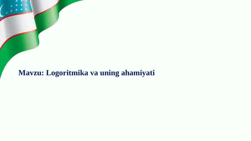Logoritmikavauningahamiyati 1