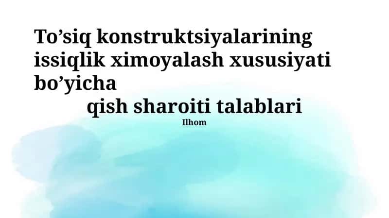Termal Modernizatsiya 1