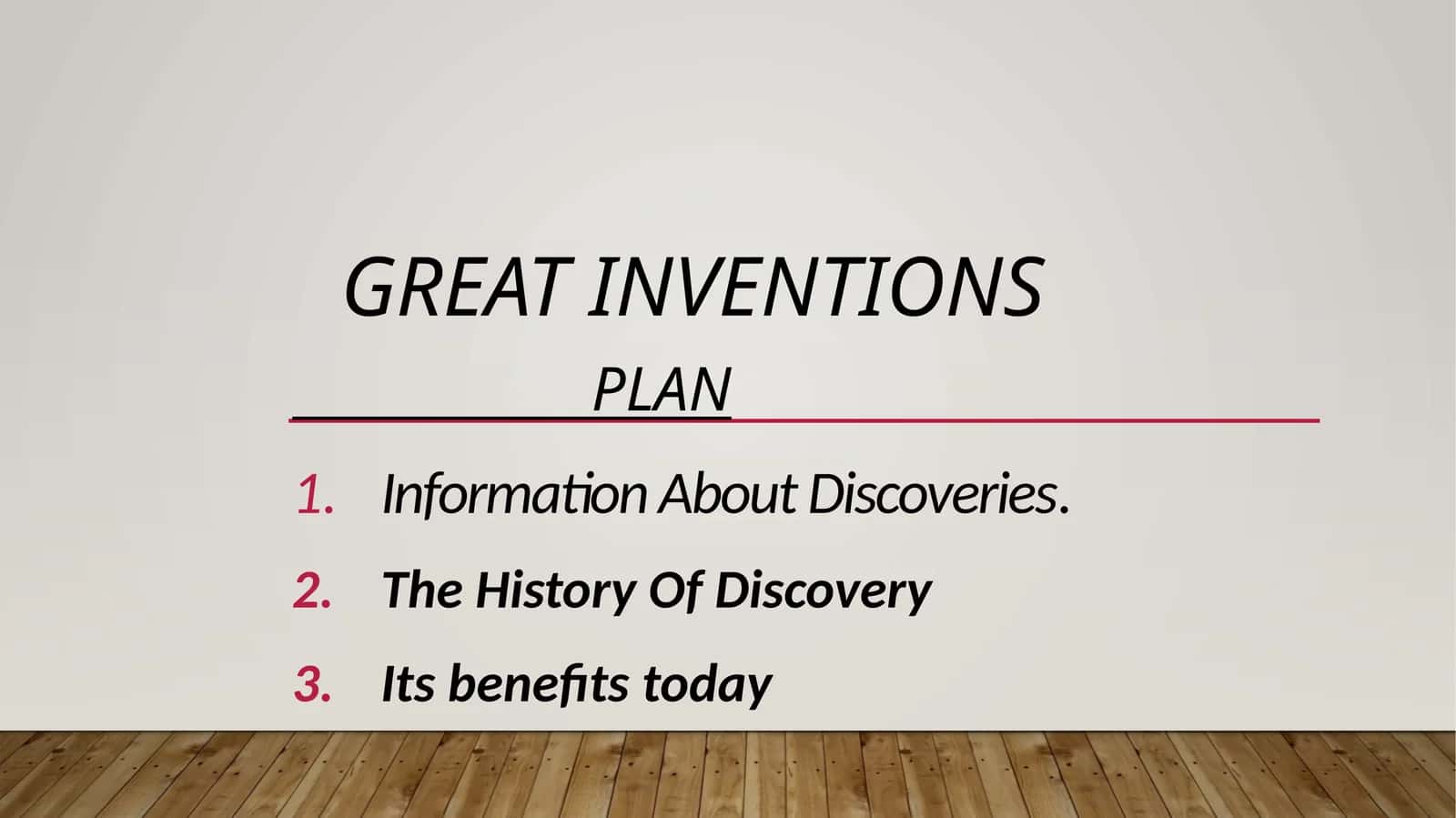 Great Inventions 1