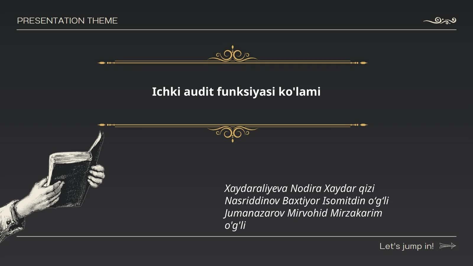 Ichki audit funksiyasi ko'lami 1