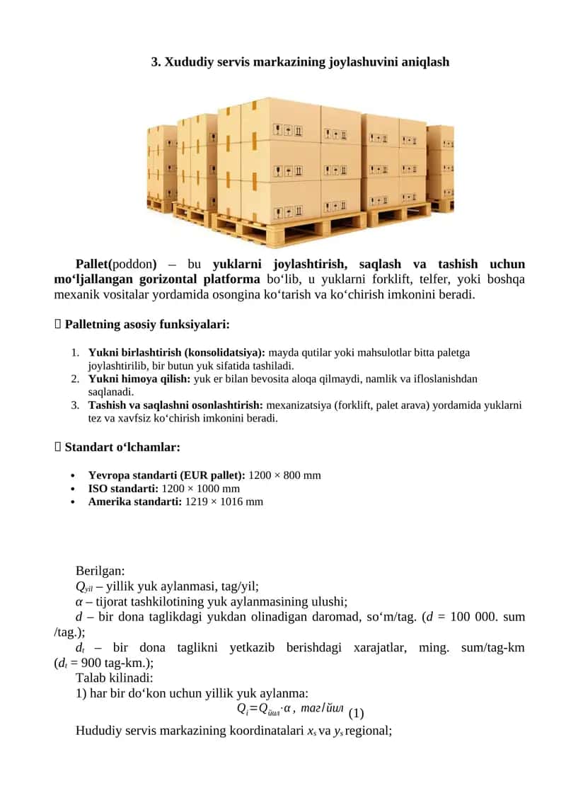 Pallet(poddon) 1