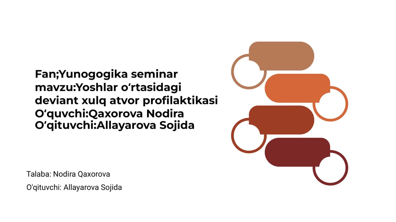Yoshlar oʻrtasidagi deviant xulq atvor profilaktikasi 1