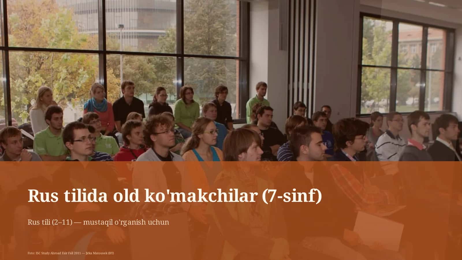 Rus tilida old ko'makchilar (7-sinf) 1