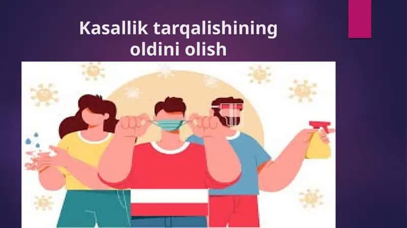 Kasallik tarqalishining oldini olish 1