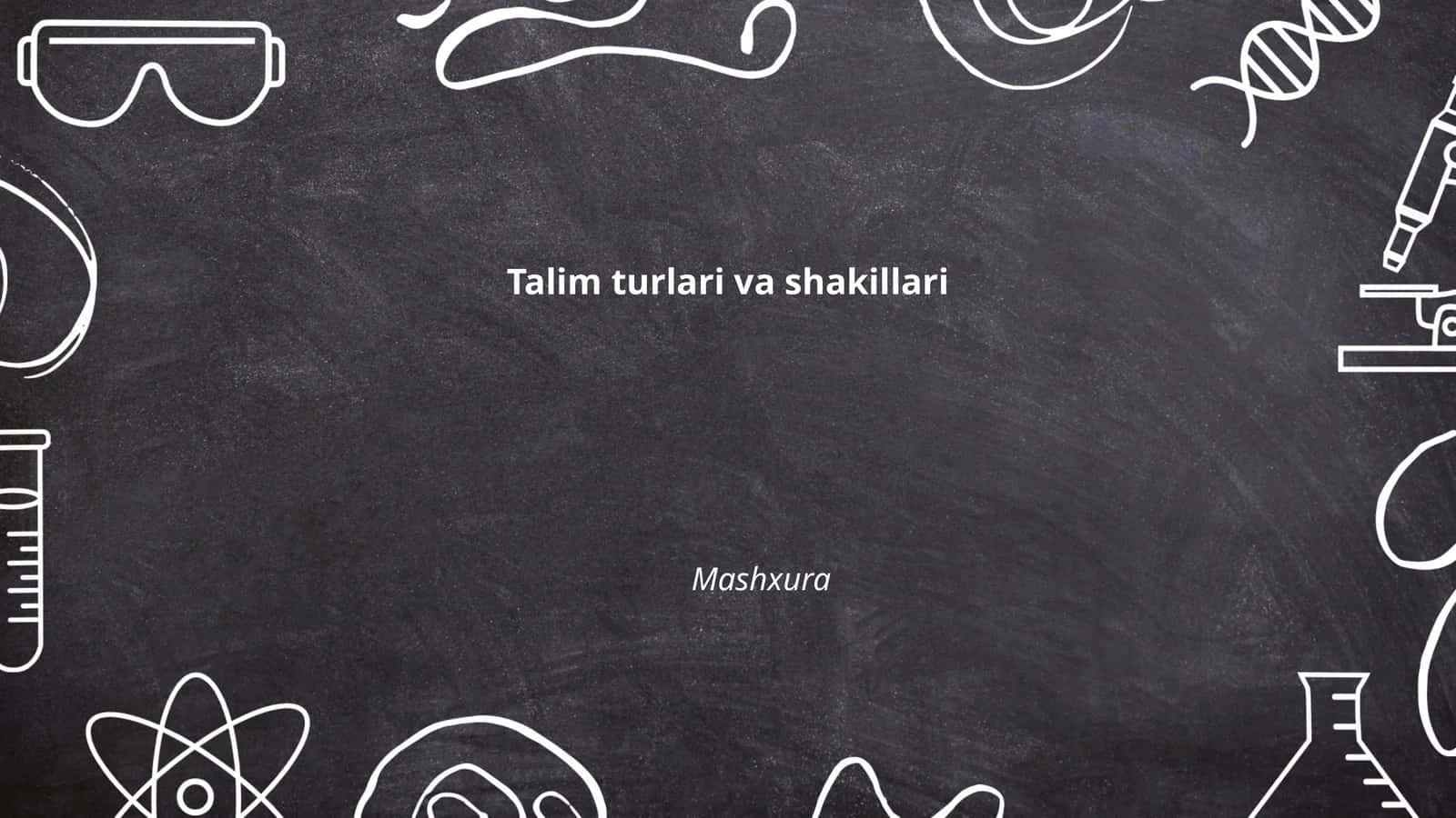 An'anaviy ta'lim 1