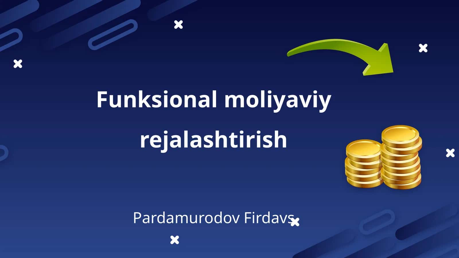 Funksional moliyaviy rejalashtirish 1