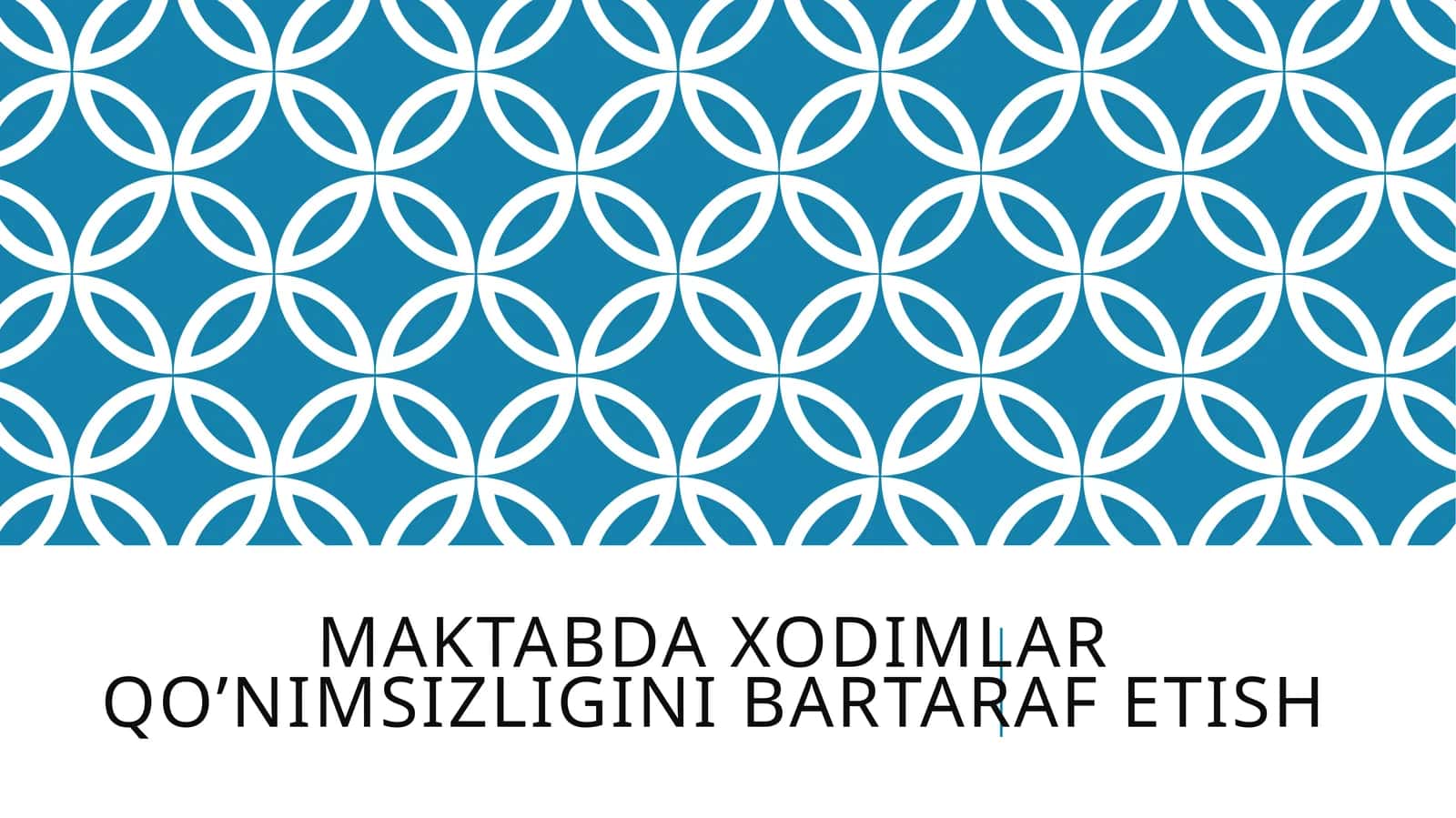 Maktabda xodimlar qo’nimsizligini bartaraf etish 1