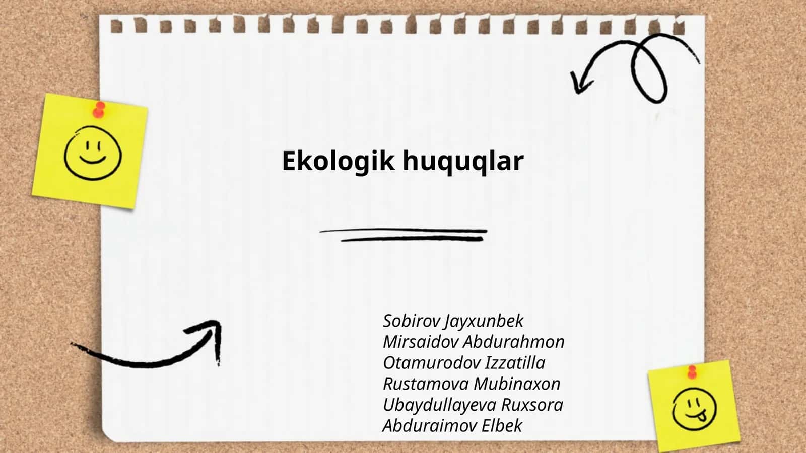 Ekologik huquqlar 1