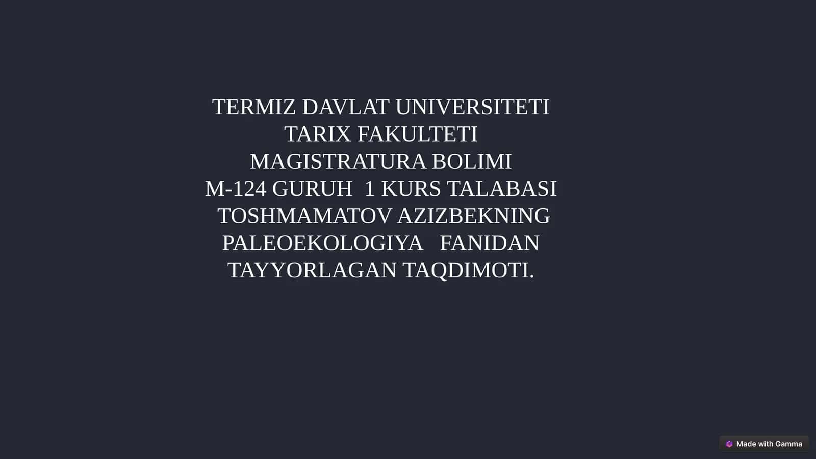 Миграция ва Маданият 1