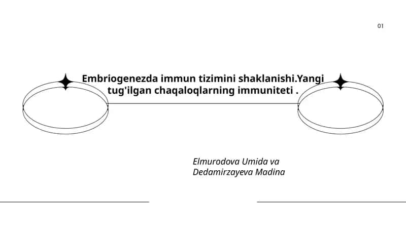 Embriogenezda immun tizimini shaklanishi 1