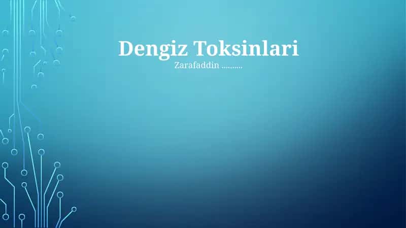 Dengiz Toksinlari 1