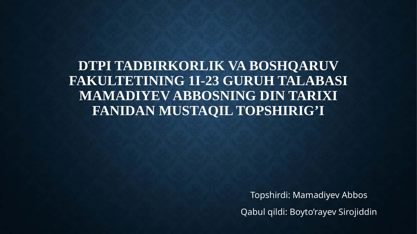 Buxoro yahudiylarining diniy marosimlari va bayramlari 1