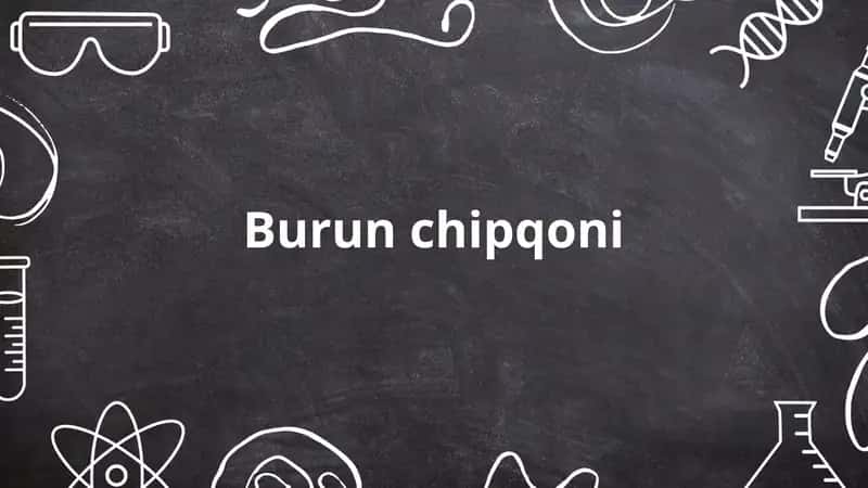 Burun chipqoni 1