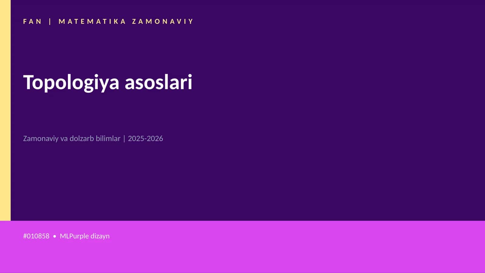 Topologiya asoslari 1