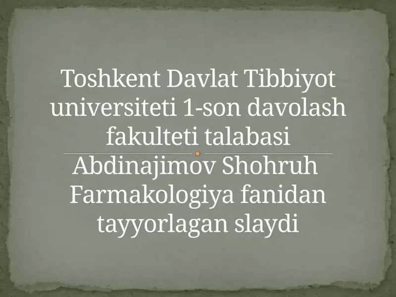 Etilspirti.Alkogolizmvauningasoratlari 1