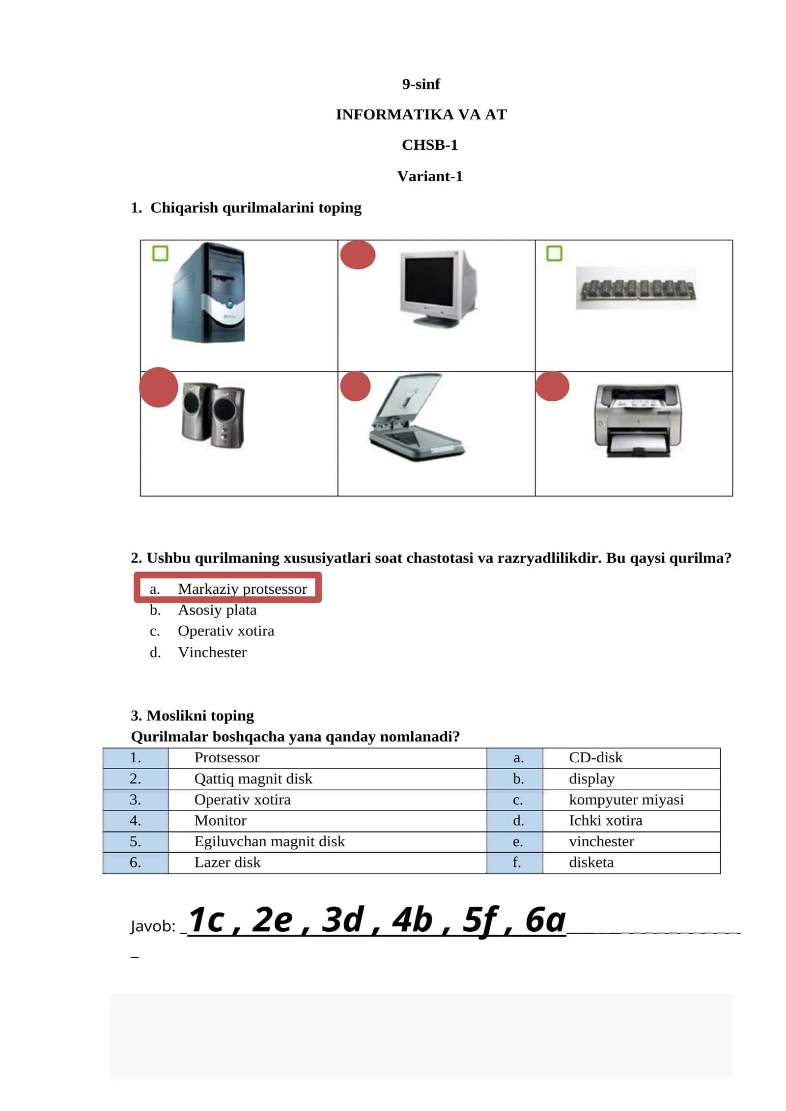 9-sinf INFORMATIKA VA AT 1