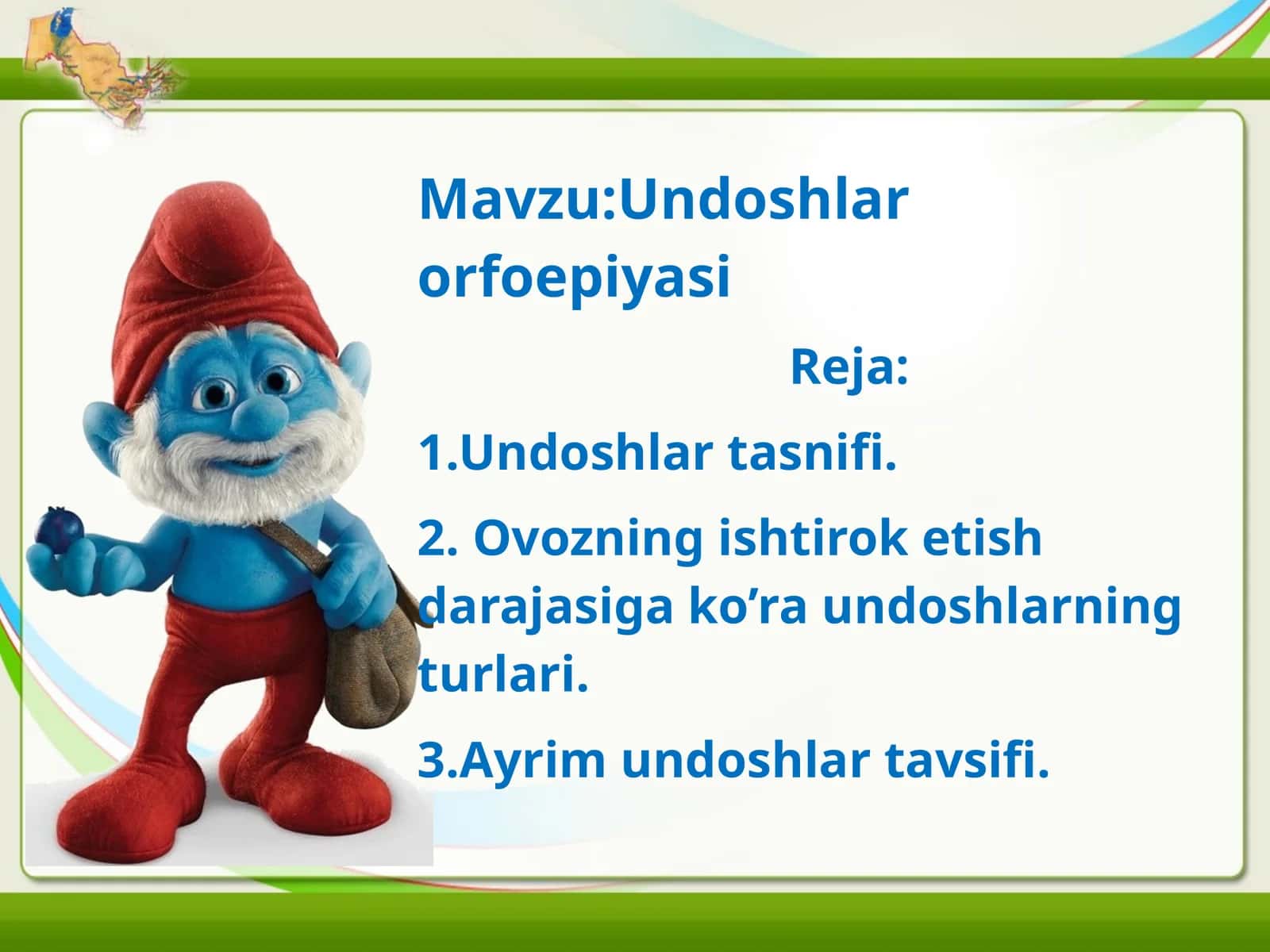 Undoshlar orfoepiyasi 1
