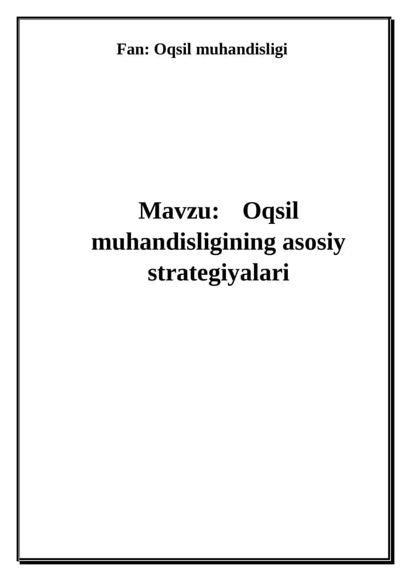 Oqsil muhandisligining asosiy strategiyalari 1