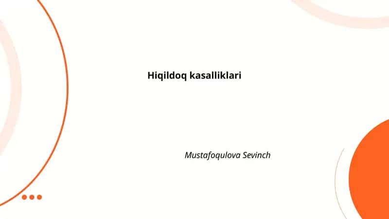 Hiqildoq kasalliklari 1