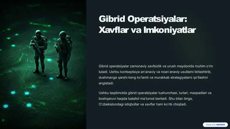 Gibrid Operatsiyalar 1