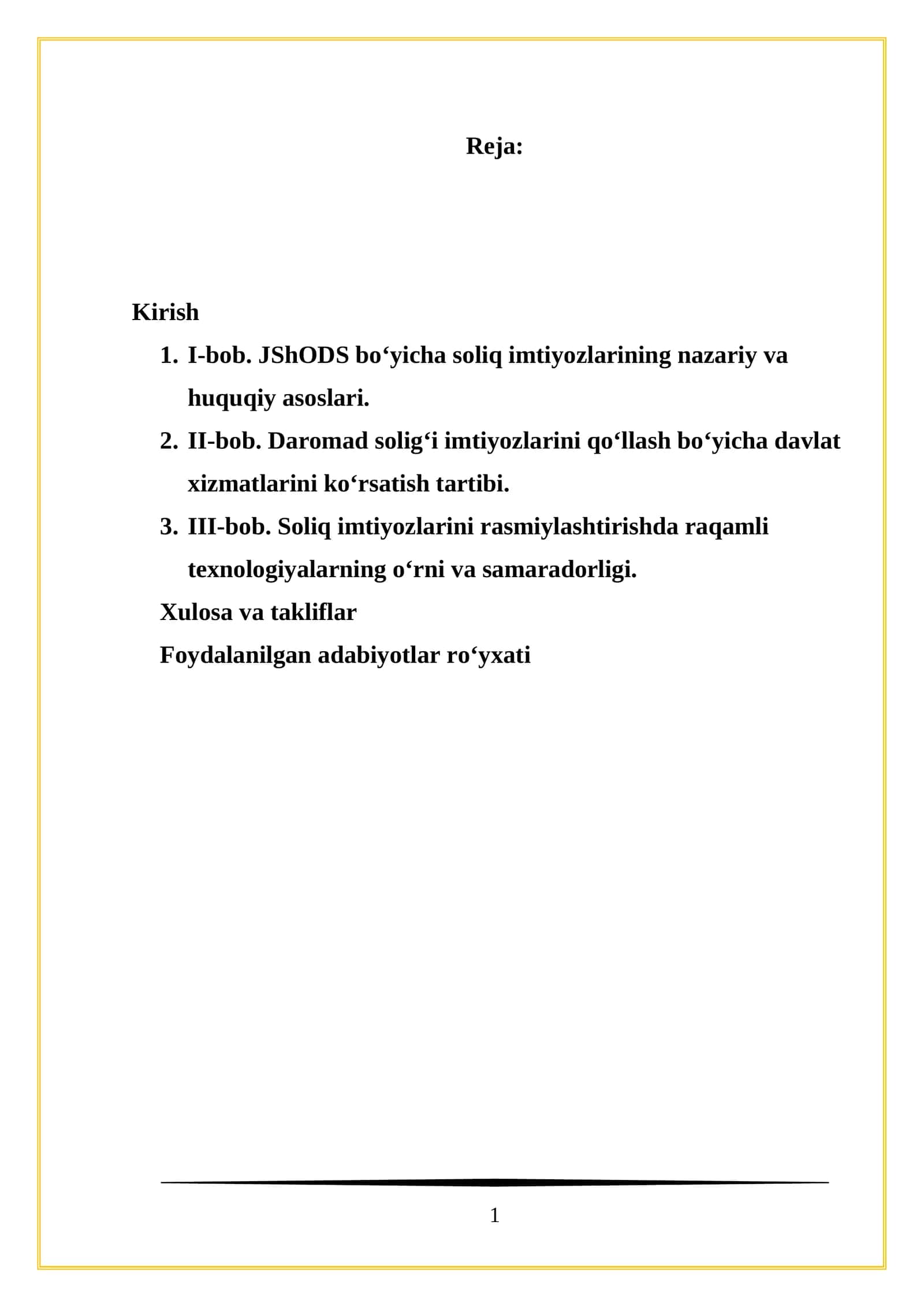 Jismoniy shaxslardan olinadigan daromad solig`i 1