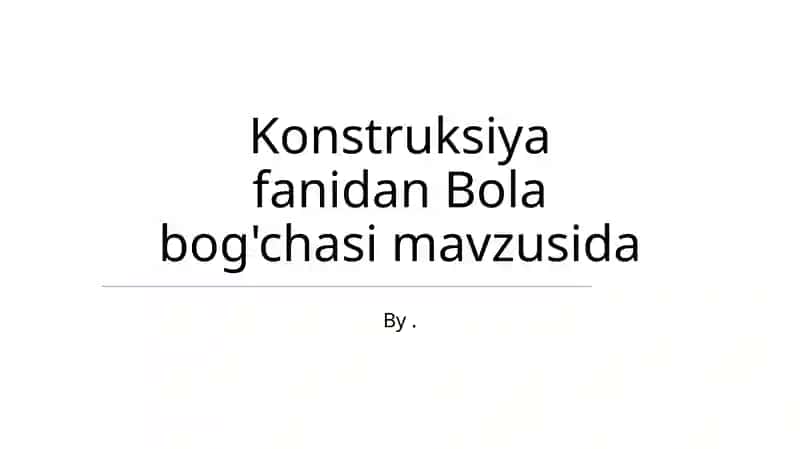 Bola bog'chasi