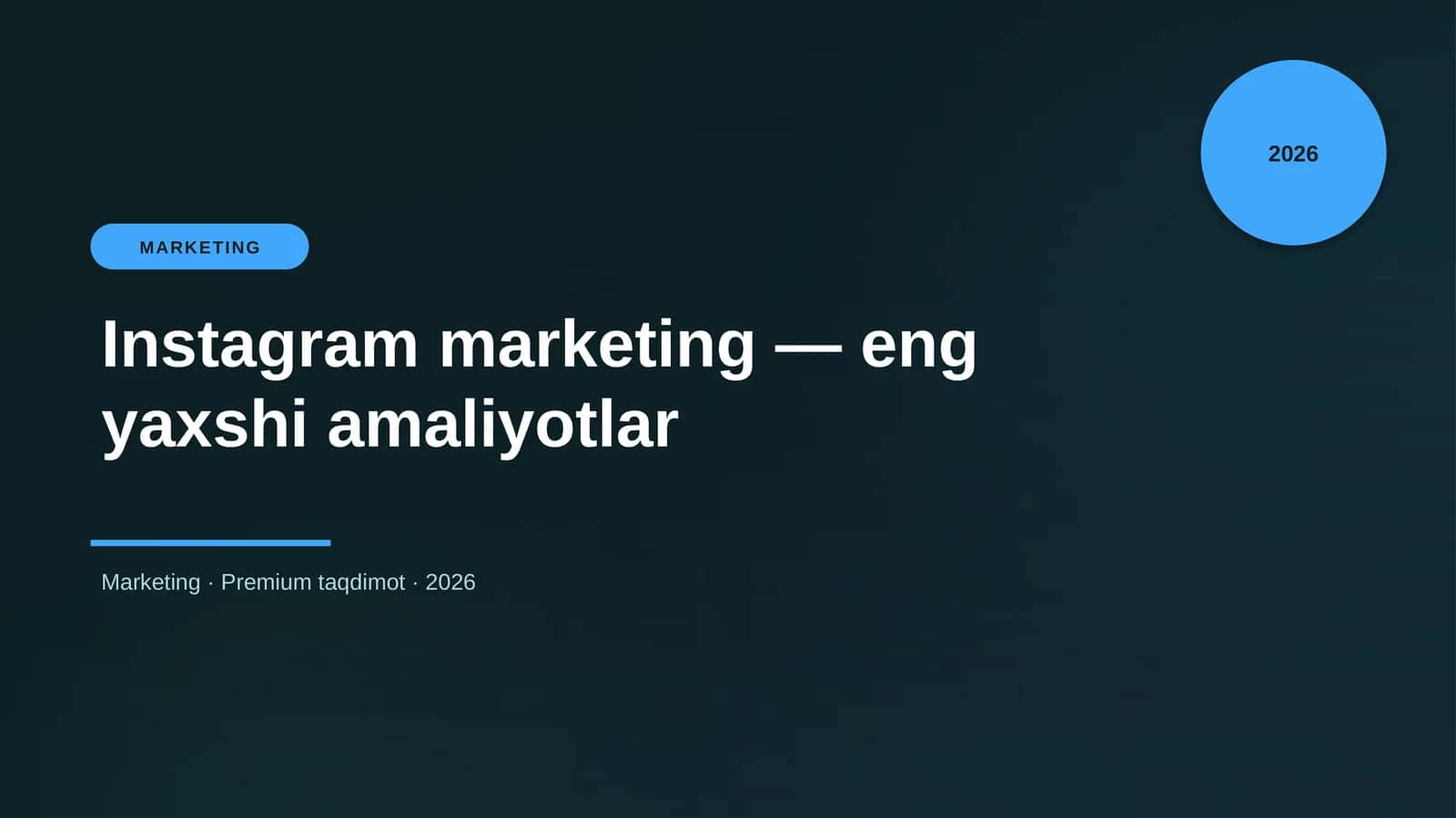 Instagram marketing — eng yaxshi amaliyotlar 1