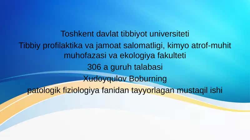 Tasodifiy yurak o’lim sindromi 1