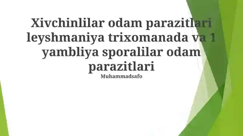 Ichak parazitlari