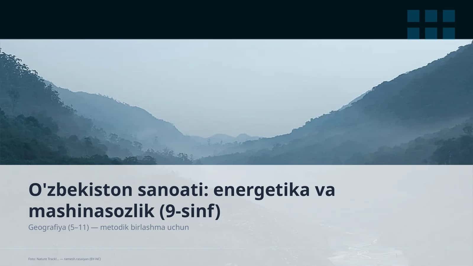 Geografiya (5–11) — metodik birlashma uchun 1