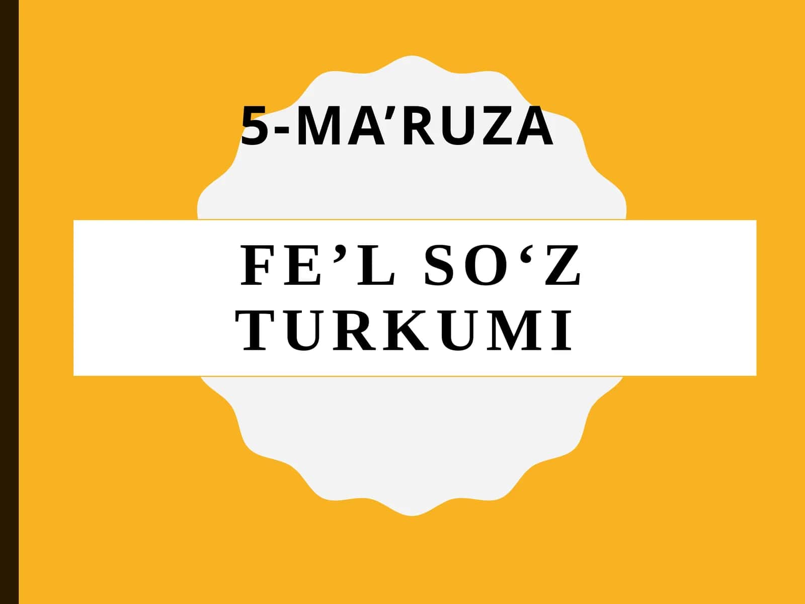 Fe’lso‘zturkumi 1