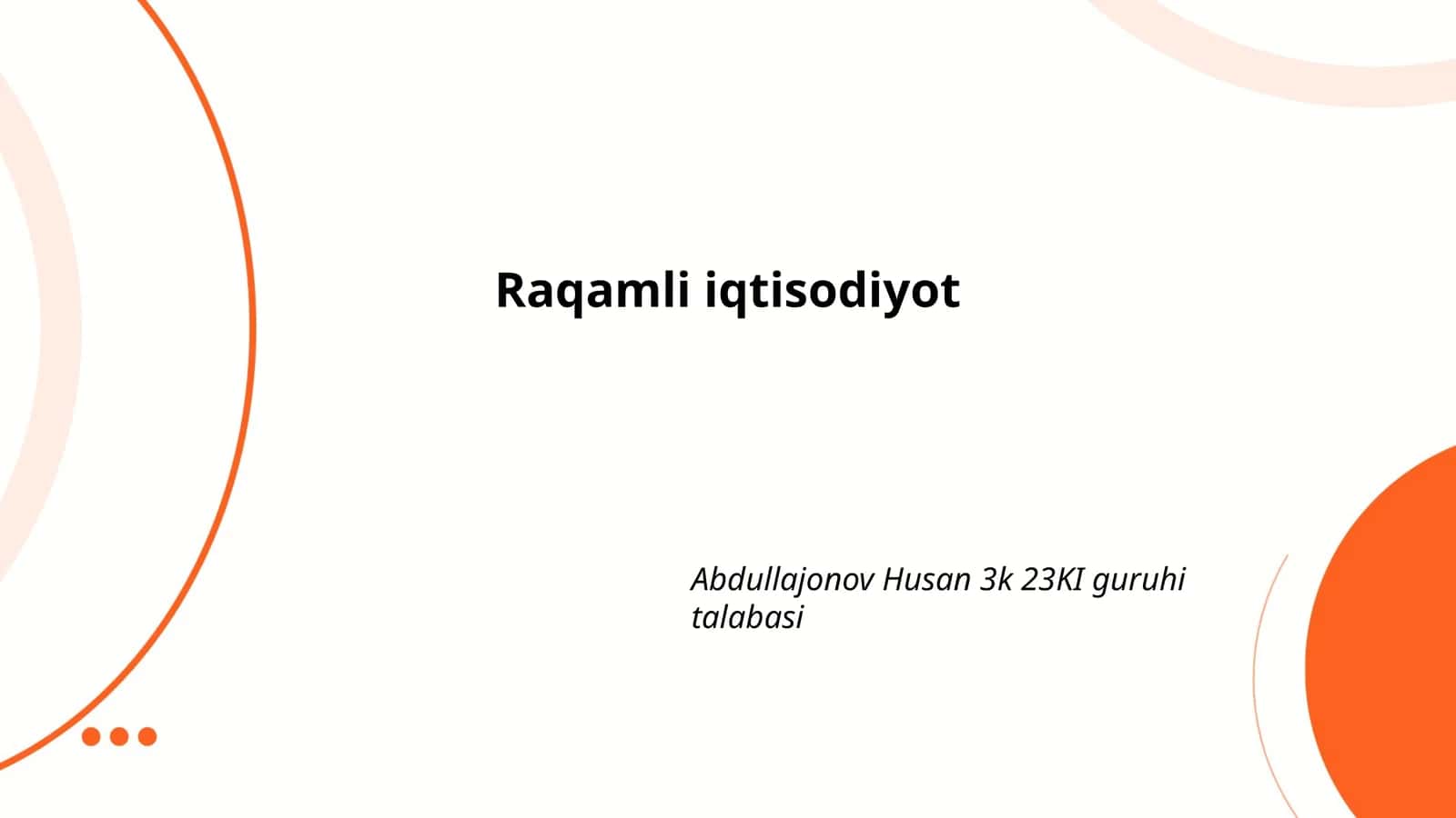 Raqamli transformatsiya va biznes modellari 1