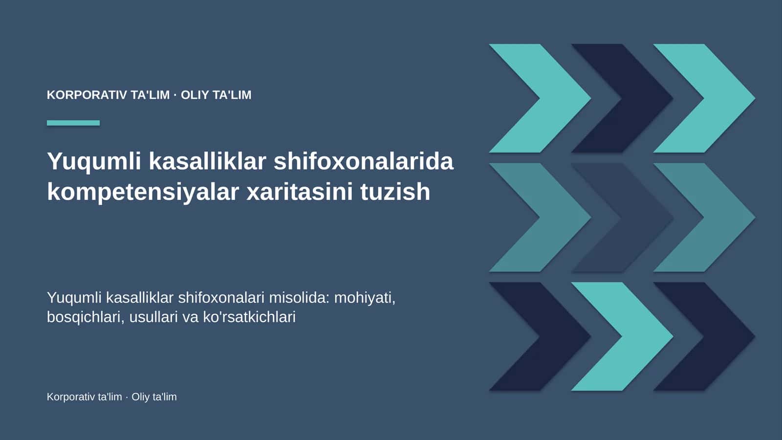 yuqumli kasalliklar shifoxonalarida kompetensiyalar xaritasini tuzish 1751 1