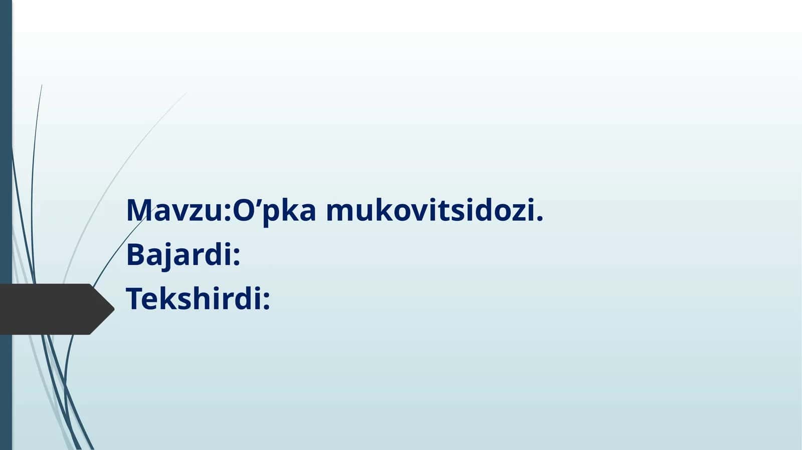 O’pka mukovitsidozi 1
