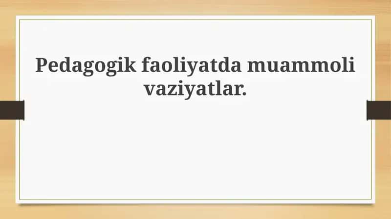 Pedagogik etikani buzilishi 1