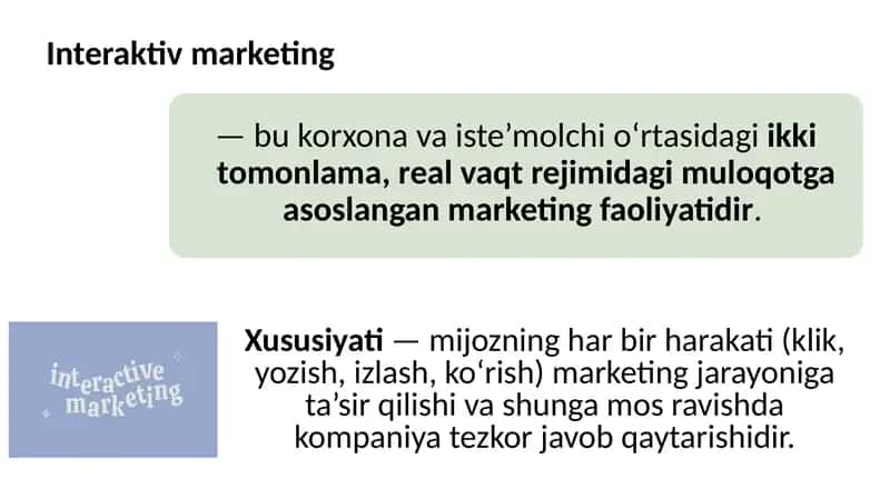 Interaktiv marketing 1