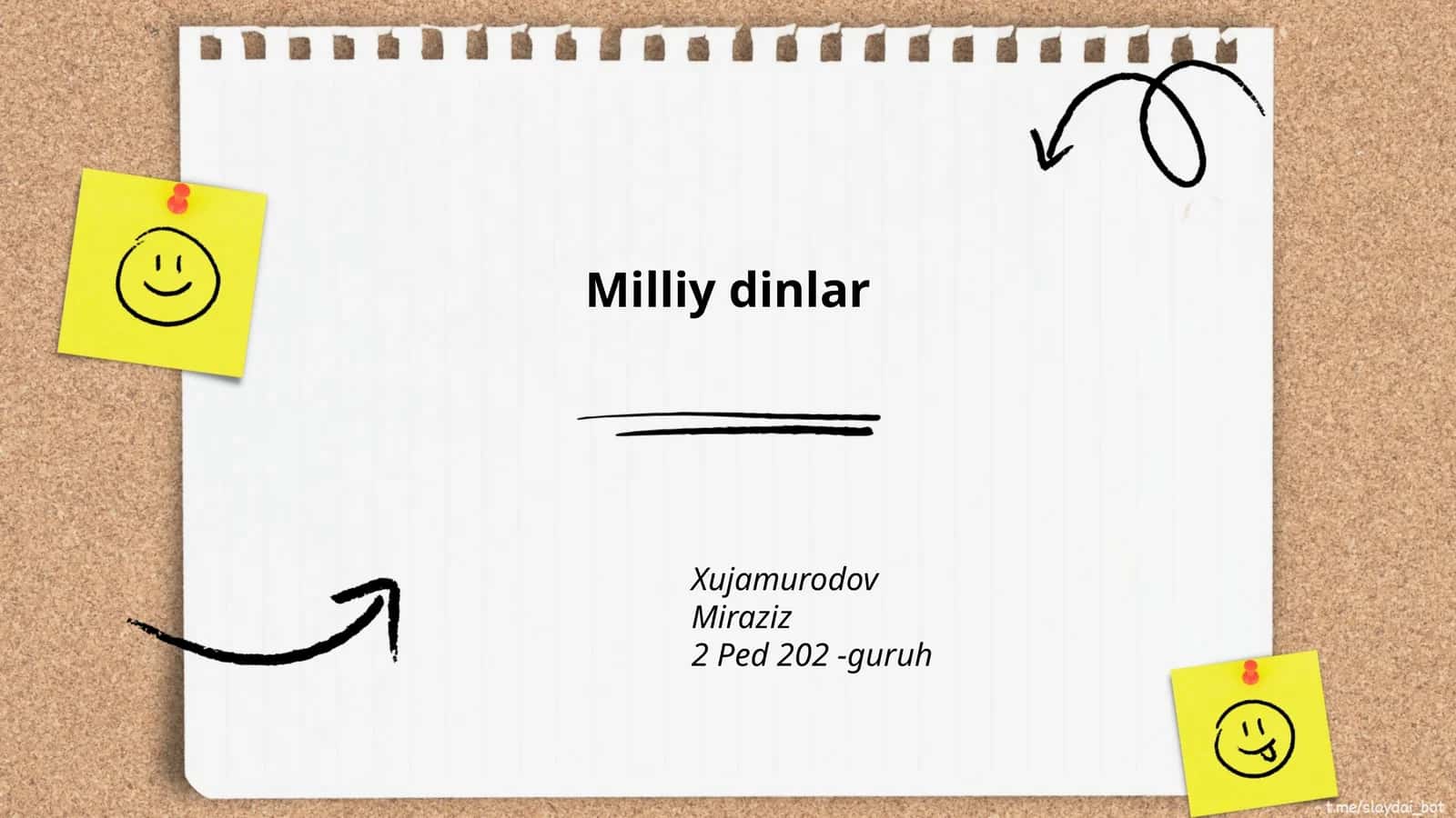 Milliy dinlar 1
