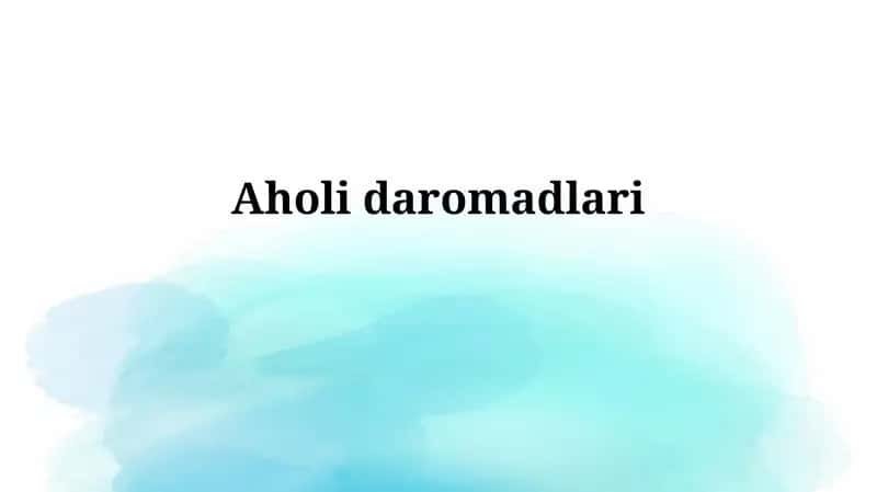 Aholidaromadlari 1