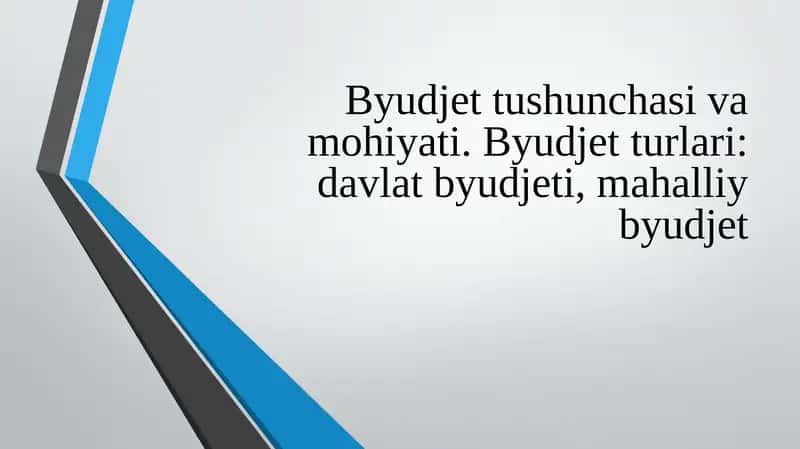Byudjetushunchasivamohiyati 1