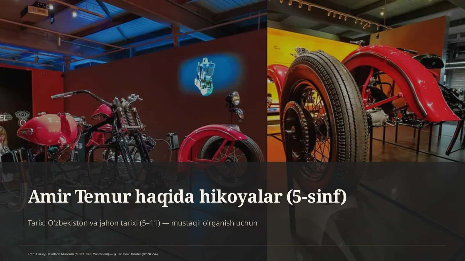 Amir Temur haqida hikoyalar (5-sinf) 1