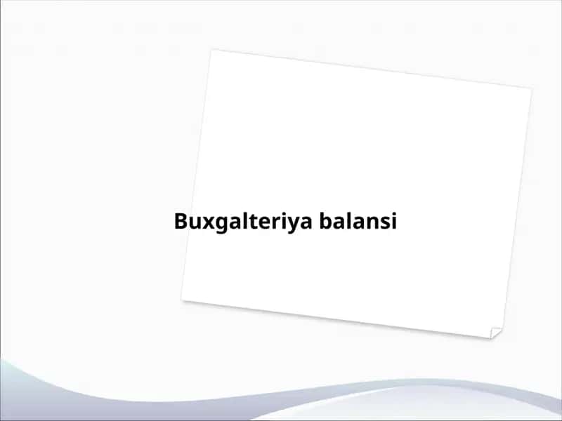 Buxgalteriyabalansi 1